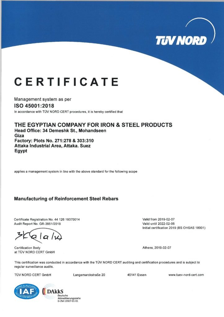THE-EGYPTIAN-COMPANY-FOR-IRON-STEEL-PROCUCTS-45001-EN-1-pdf-723x1024